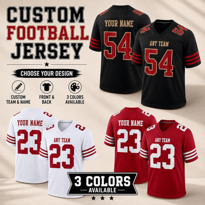 San Francisco 49ers Jersey + Full Logo