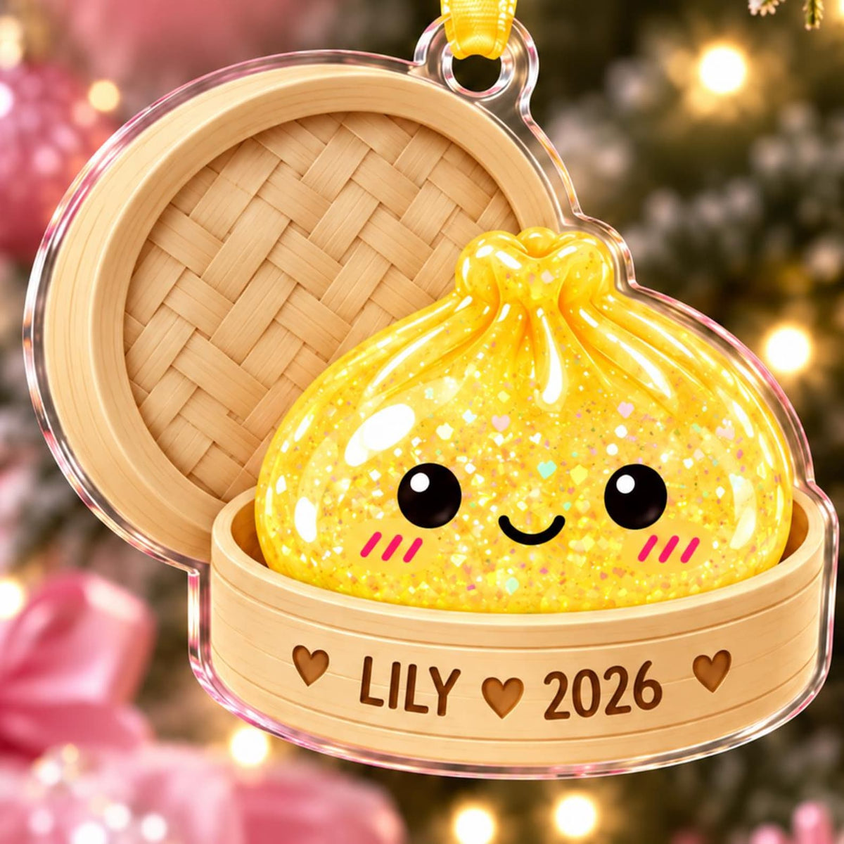 Personalized Name Dumpling Ornament