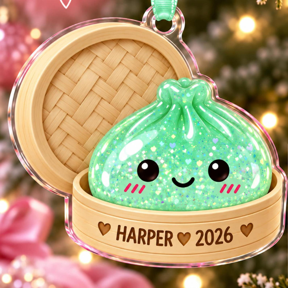 Personalized Name Dumpling Ornament