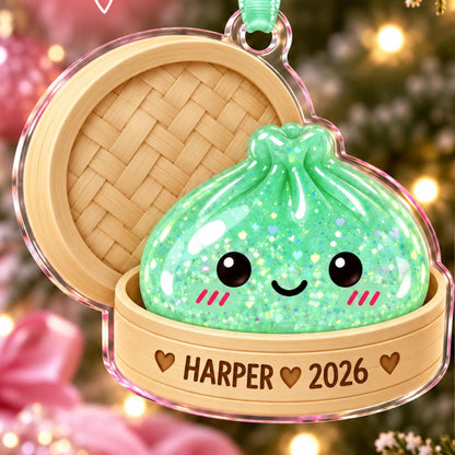 Personalized Name Dumpling Ornament