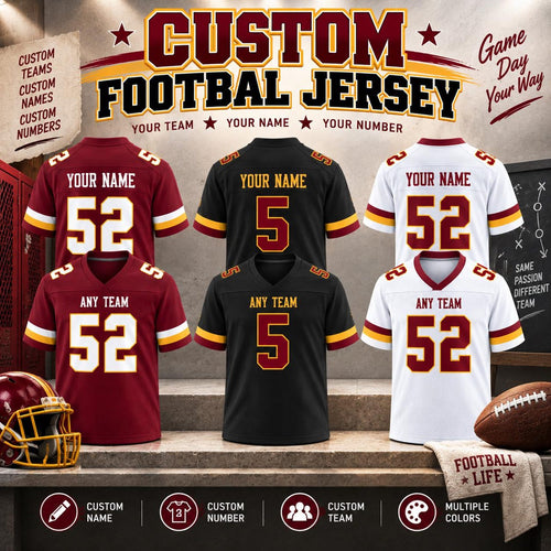 Washington Commanders Jersey + Full Logo