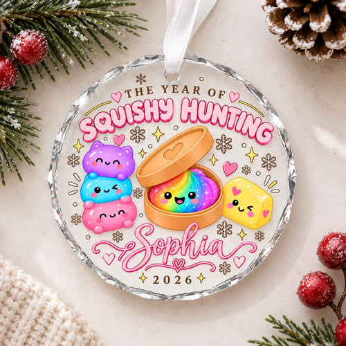Personalized Squishy Christmas Ornament 2026