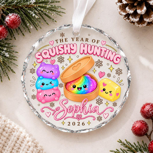 Personalized Squishy Christmas Ornament 2026