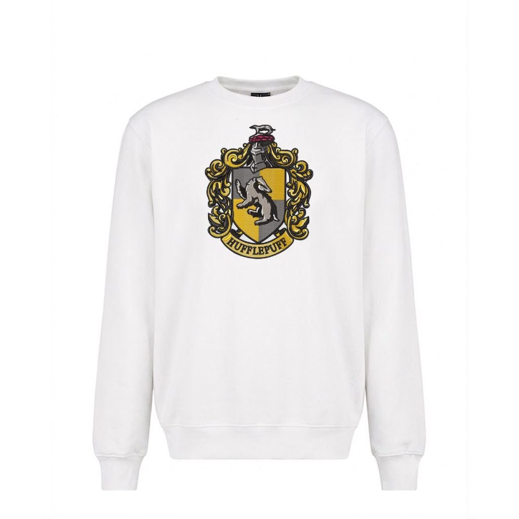 Hufflepuff House of Hogwarts School Embroidered Sweatshirt