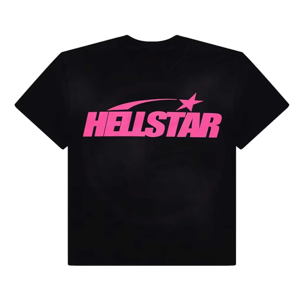 Hellstar 'Classic Logo' Black & Pink Tee