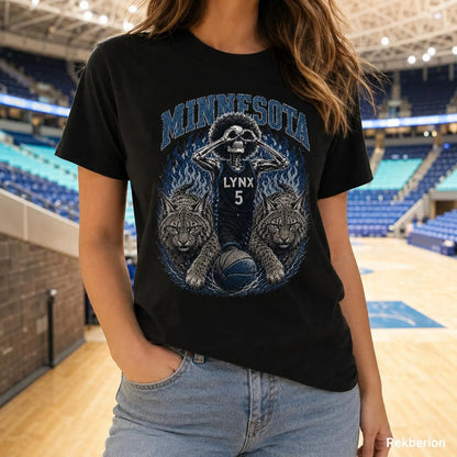 Olivia Miles Vintage 90s Basketball Skull Washed Tee