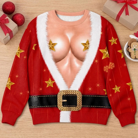 Personalized Ugly Christmas Sweatshirt Gift