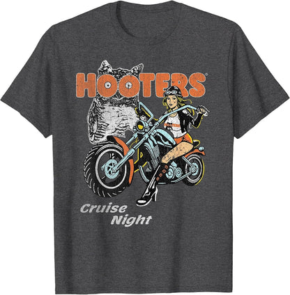 Hooters Cruise Night Biker Chick Vintage T-Shirt