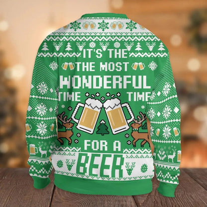 Most Wonderful Time for a Beer Christmas Sweater