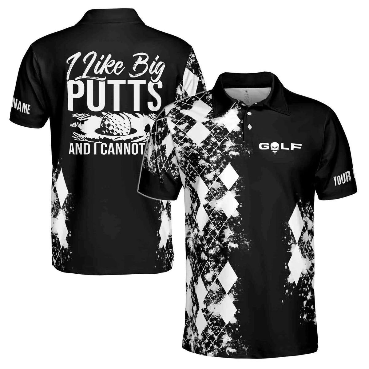 I Like Big Putts Golf Polo Shirt