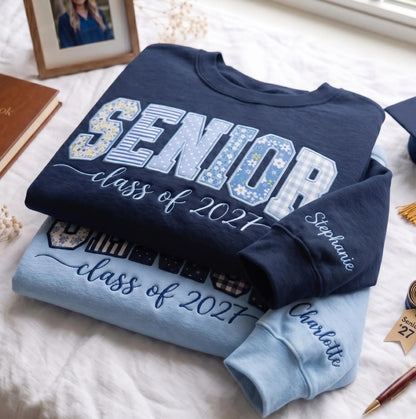 Embroidered Senior Graduation Sweatshirt