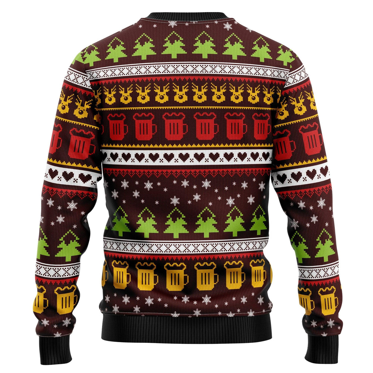 Custom Photo Face Beer Christmas Sweater