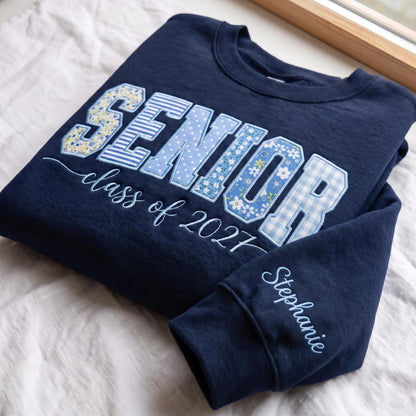 Embroidered Senior Graduation Sweatshirt