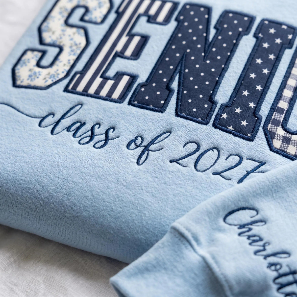 Embroidered Senior Graduation Sweatshirt
