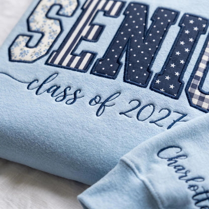 Embroidered Senior Graduation Sweatshirt