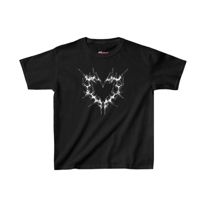 Y2K Grunge Heart Baby Tee
