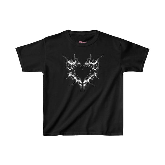 Y2K Grunge Heart Baby Tee