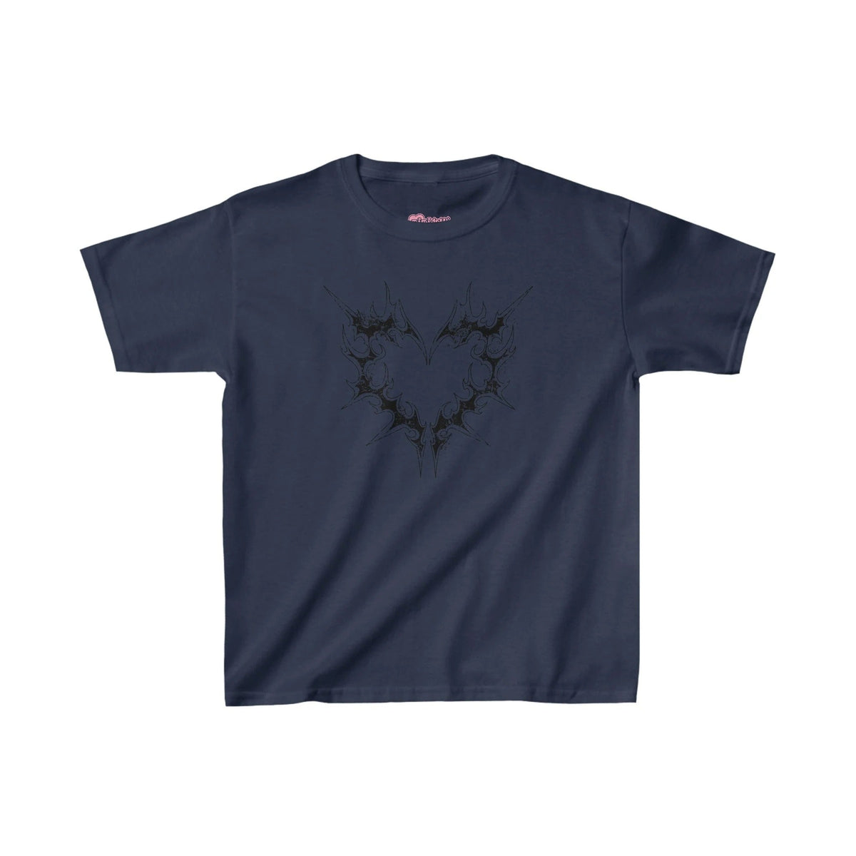 Y2K Grunge Heart Baby Tee