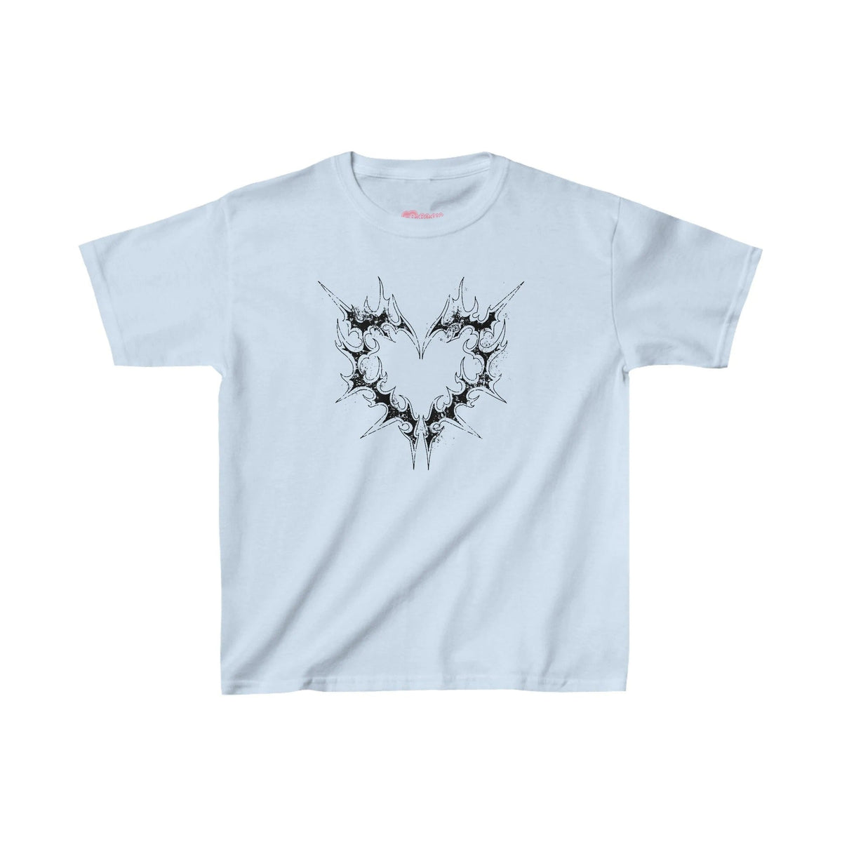 Y2K Grunge Heart Baby Tee
