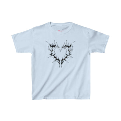 Y2K Grunge Heart Baby Tee