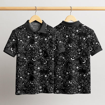 Gengar Spooky Ghost Polo Shirt
