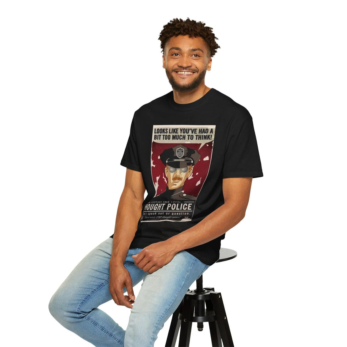 Thought Police Satirical Propaganda Shirt