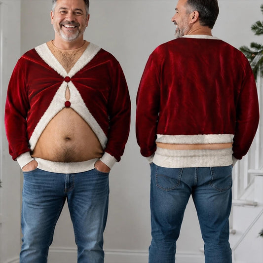Hairy Chest Ugly Christmas Sweater