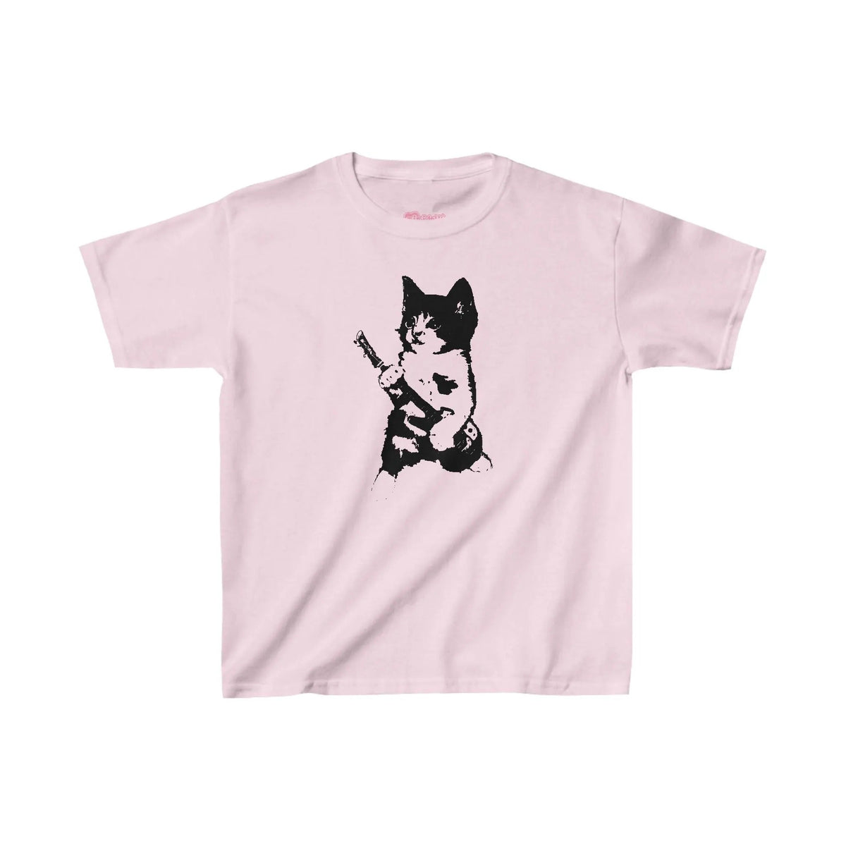 Rockstar Kitten Y2K Baby Tee