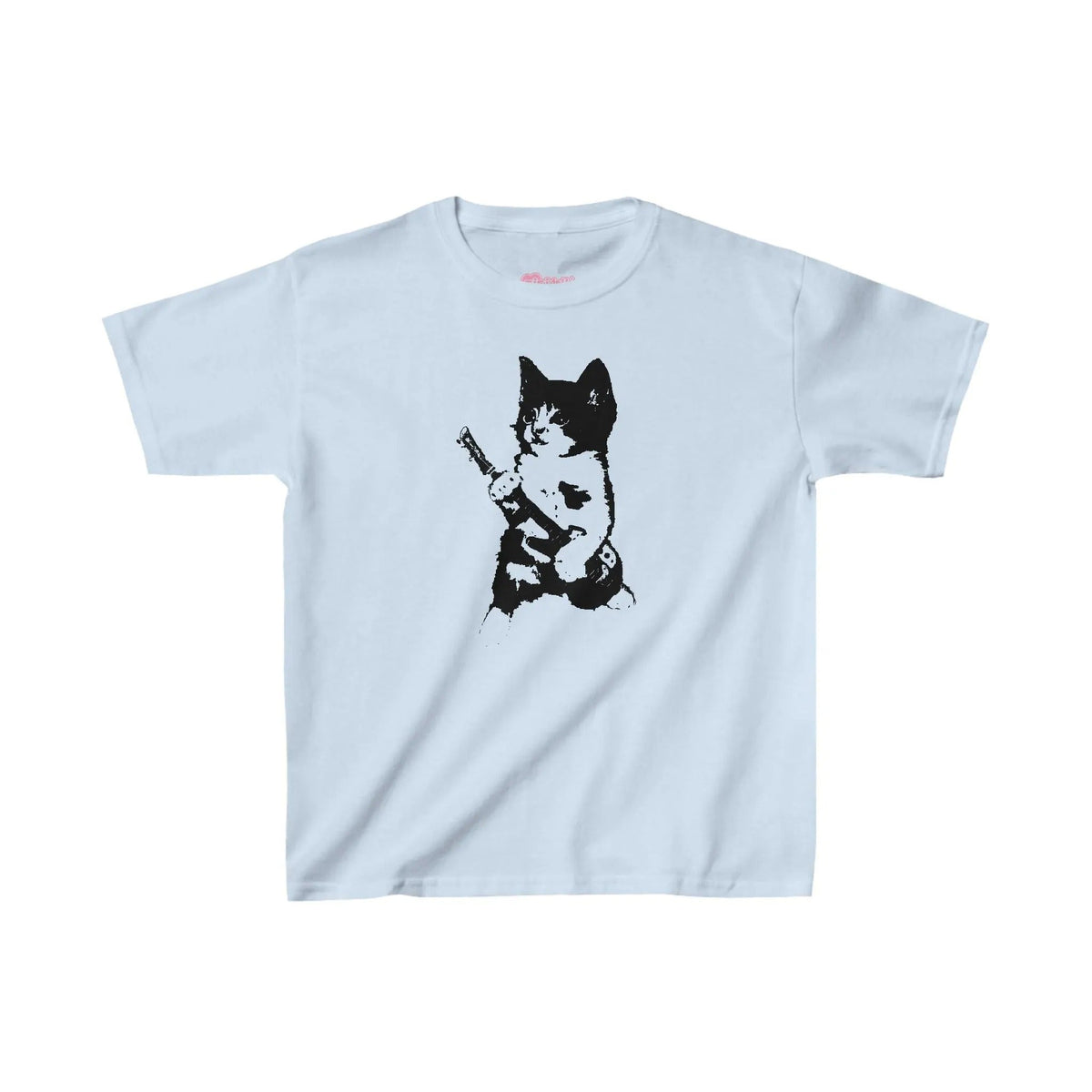 Rockstar Kitten Y2K Baby Tee