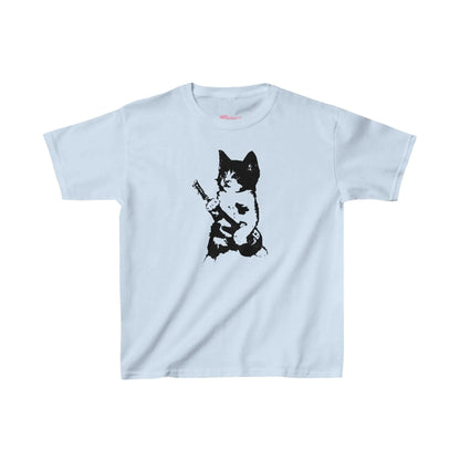 Rockstar Kitten Y2K Baby Tee