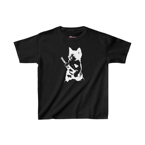 Rockstar Kitten Y2K Baby Tee