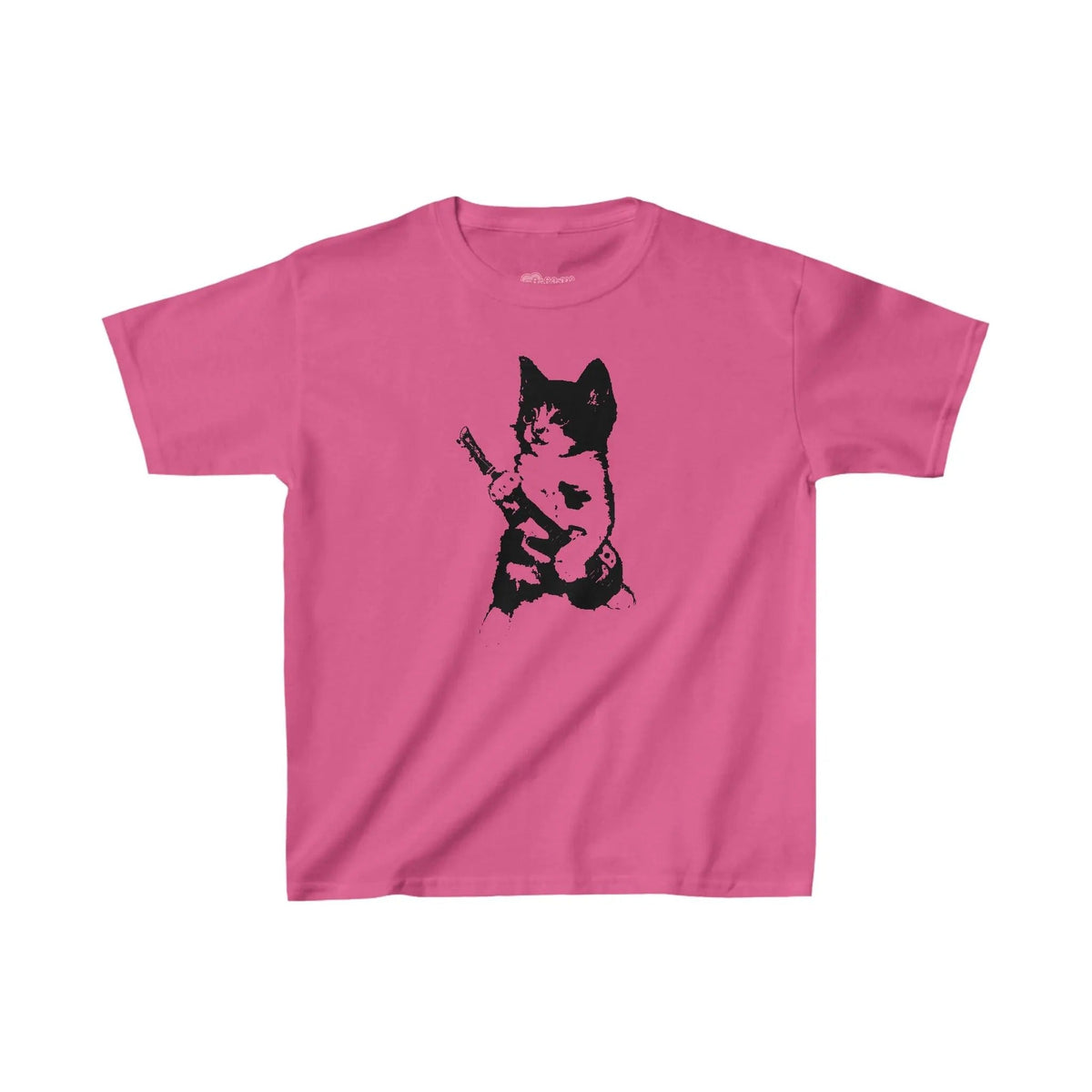 Rockstar Kitten Y2K Baby Tee