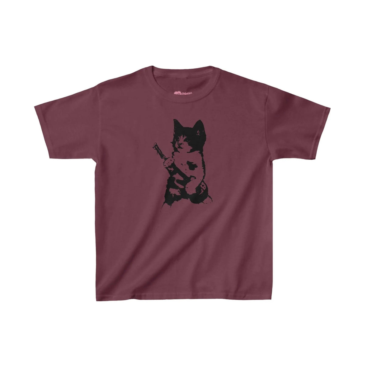 Rockstar Kitten Y2K Baby Tee