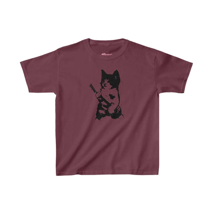 Rockstar Kitten Y2K Baby Tee