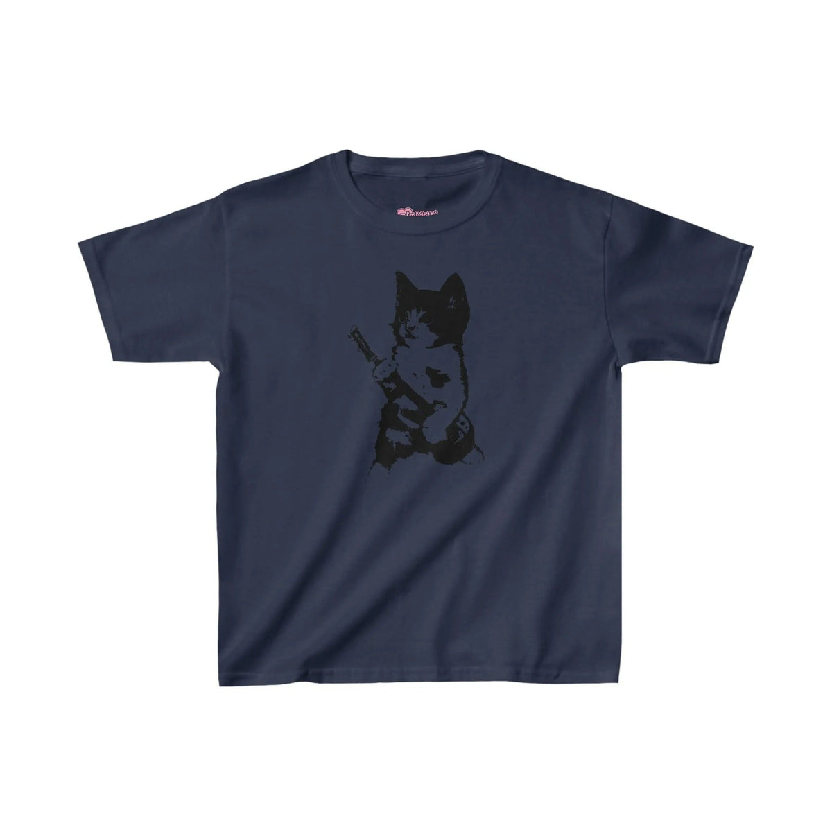 Rockstar Kitten Y2K Baby Tee