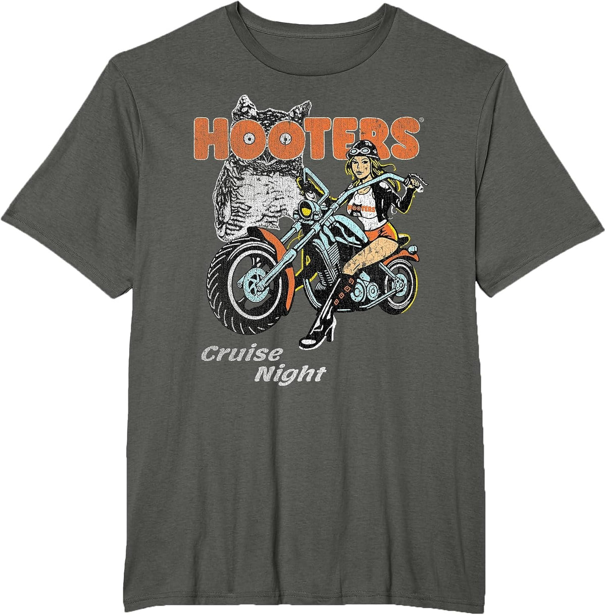 Hooters Cruise Night Biker Chick Vintage T-Shirt
