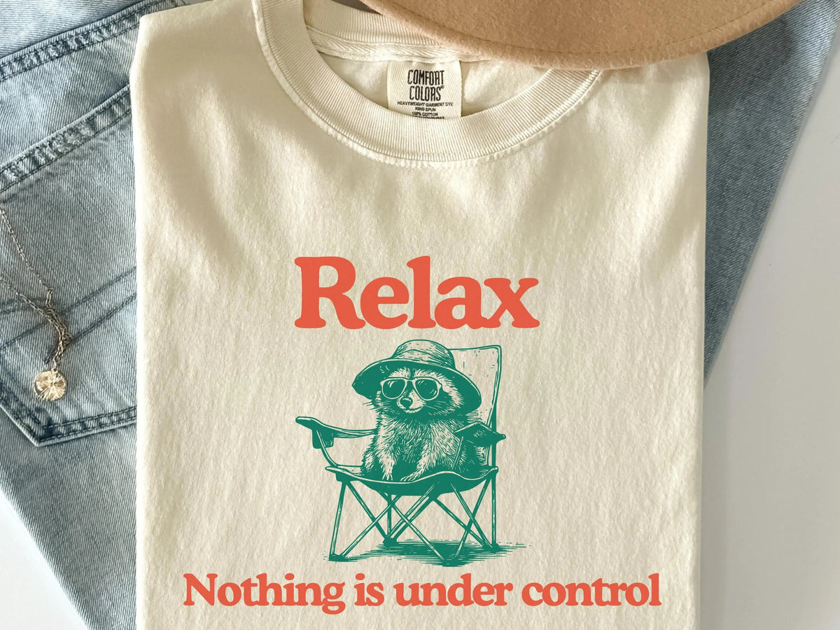 Chill Raccoon Vintage Trash Panda Shirt