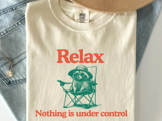 Chill Raccoon Vintage Trash Panda Shirt