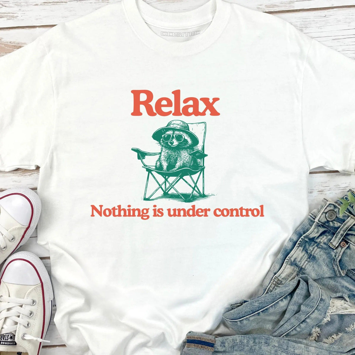 Chill Raccoon Vintage Trash Panda Shirt