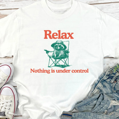 Chill Raccoon Vintage Trash Panda Shirt