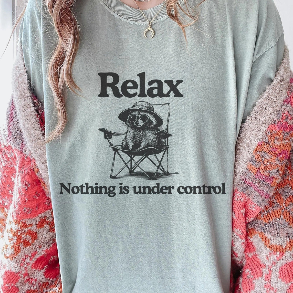 Chill Raccoon Vintage Trash Panda Shirt