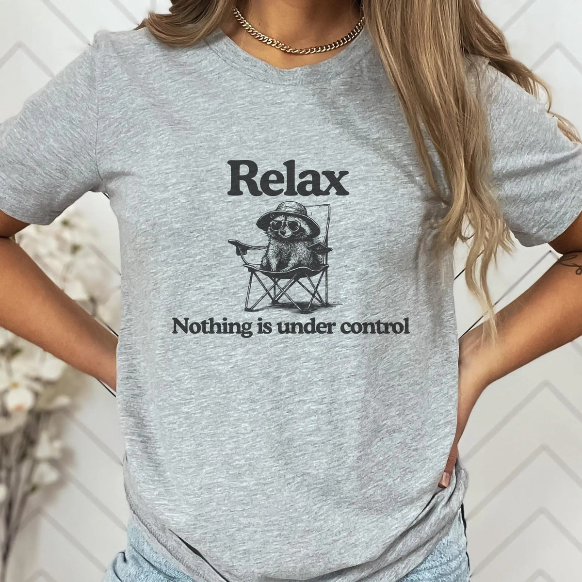 Chill Raccoon Vintage Trash Panda Shirt