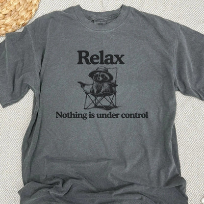 Chill Raccoon Vintage Trash Panda Shirt