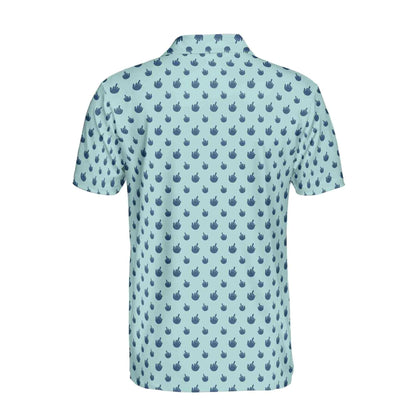 Funny Middle Finger Doodle Golf Polo Shirt #2