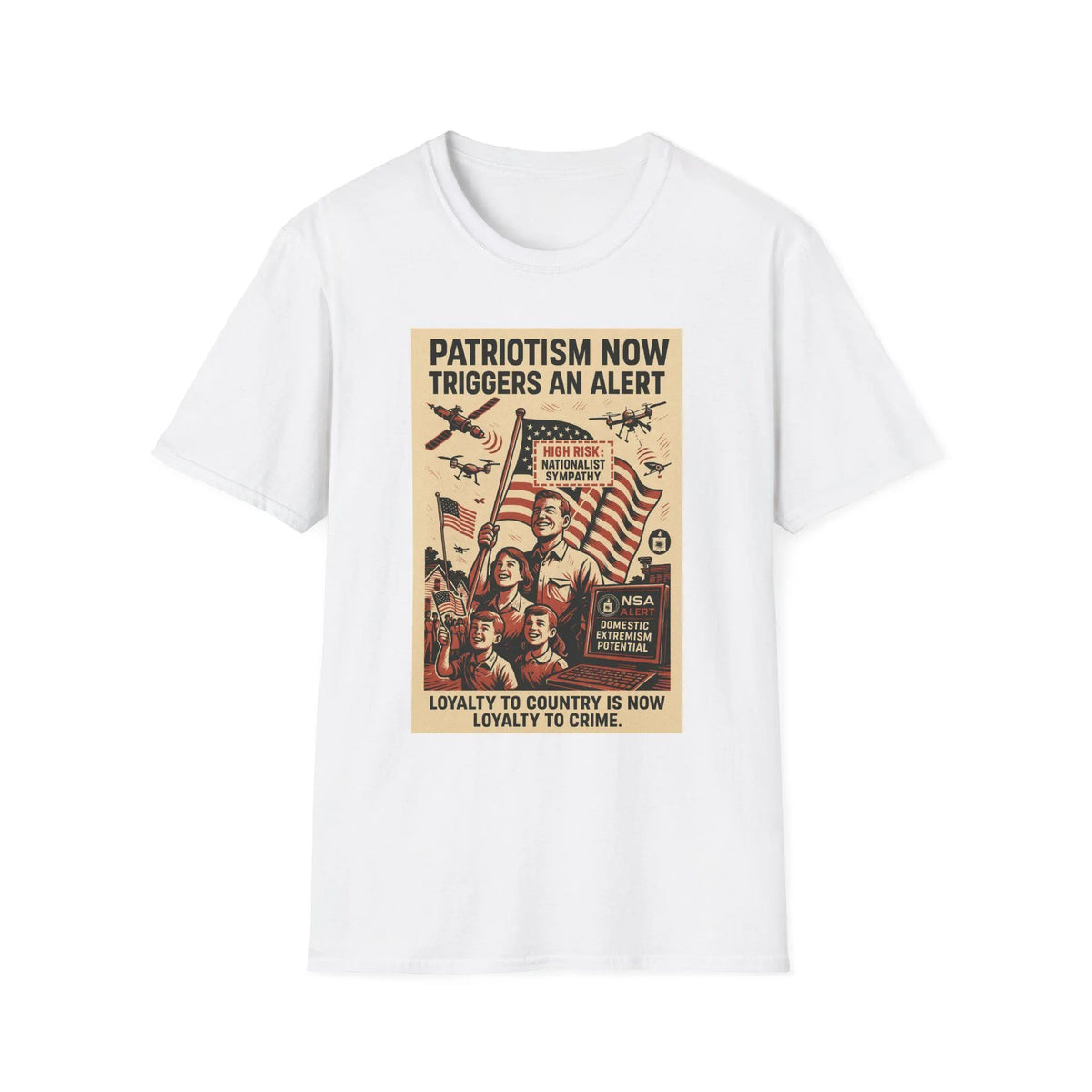 Patriotism Triggers NSA Alert Shirt