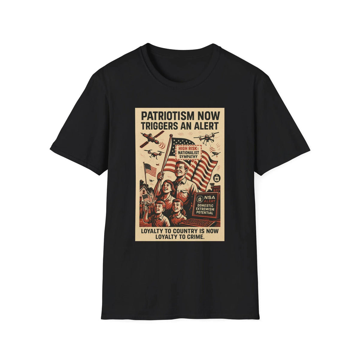 Patriotism Triggers NSA Alert Shirt