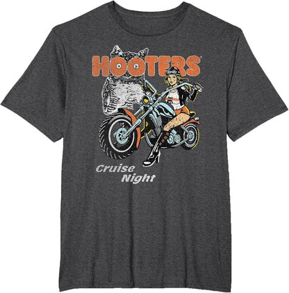Hooters Cruise Night Biker Chick Vintage T-Shirt