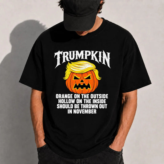 Funny Trumpkin Halloween Graphic Shirt