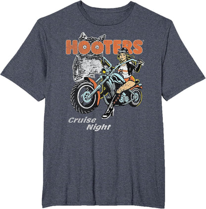 Hooters Cruise Night Biker Chick Vintage T-Shirt