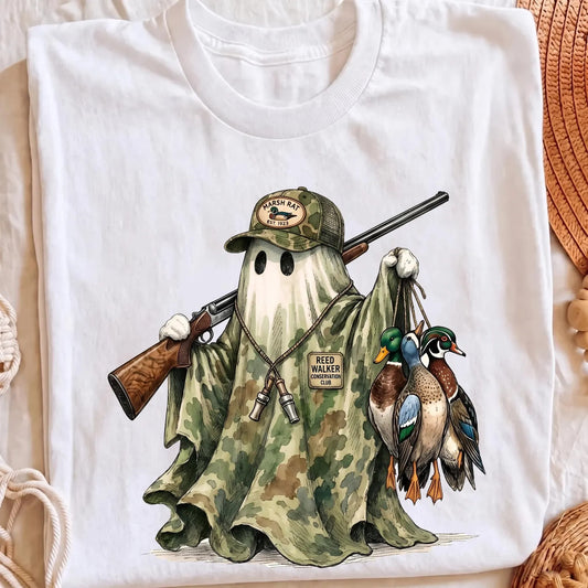 Duck Hunting Halloween Ghost Duck